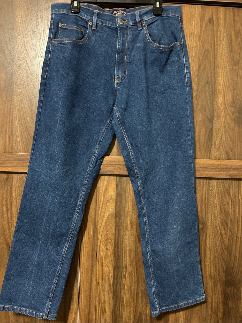 Architect Men's Straight-Leg Dark Blue Denim Jeans